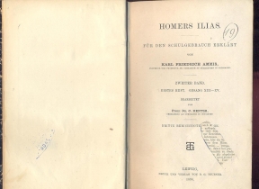 Ilijada - na starogrčkom i nemačkom (1896g.)