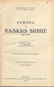  EVROPA I VASKRS SRBIJE (1804-1834) 