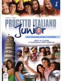 Progetto Italiano Junior 1, komplet (udžbenik, radna sveska, DVD, CD)