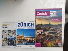 Turistički vodič Cirih Švajcarska dva vodiča i mapa grada