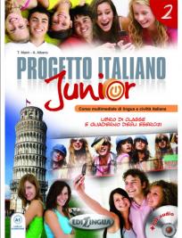 Progetto Italiano Junior 2, komplet (udžbenik, radna sveska, DVD, CD)