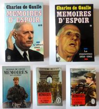 CHARLES DE GAULLE - Memoires D’Espoir +  Memoires De Guerre (komplet knjiga)