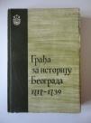 Gradja za istoriju Beograda 1717-1739 Istorijski arhiv 1958.