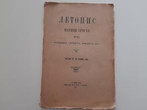 Letopis Matice srpske, knjiga 271 - 1910. sveska XI