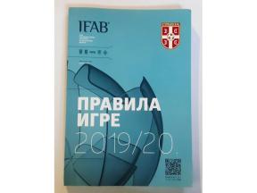 Fudbal-Knjiga-Pravila igre 2019/20-IFAB