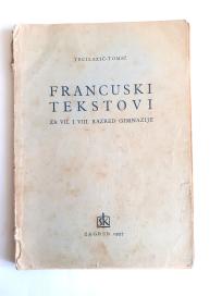 Francuski tekstovi za 6 i 7. razred gimnazije, 1957